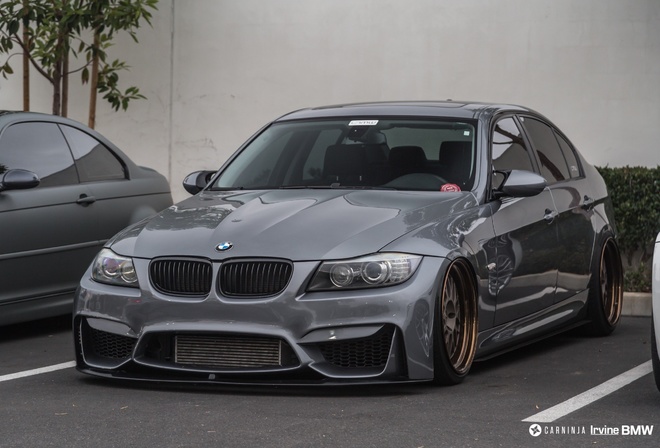 BMW, M4, Cabrio, car, carninja, LB, Performance, Works, low, street, Vossen