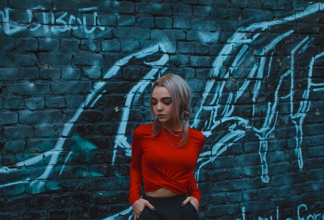 стена, граффити, девушка, фото, Илья козлов