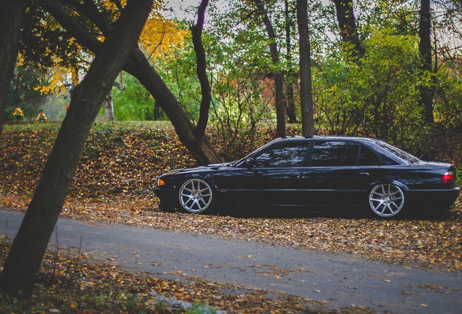 bmw, , tuning, e38, stance, 7 series, 