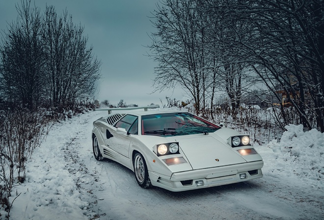 lamborghini, countach, 1988