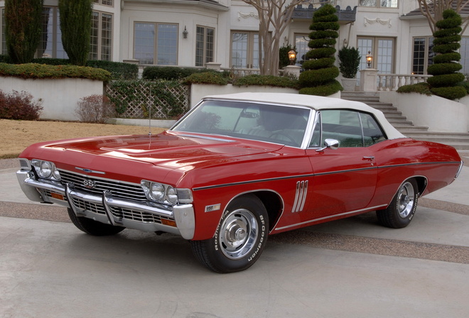 chevrolet, impala, 427, SS, convertible, 1968