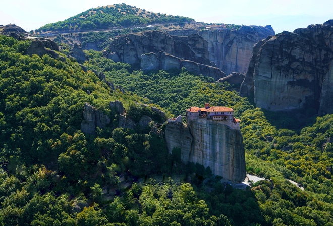 , , Meteora Monasteries, monastery of St, Barlaam, , 