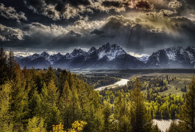 , , , Tetons, Wyoming, Grand Teton, National Park , HDR, , , , HDRI