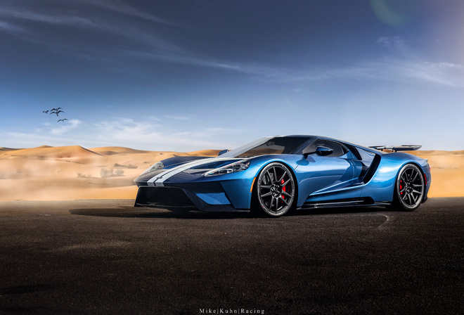 Ford, GT, blue