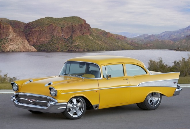 american, classic, car, chevrolet, bel air