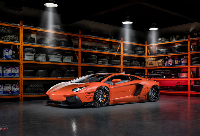 Orange, Lamborghini