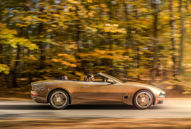 Superleggera, Sciadipersia, Cabriolet, 2019, exterior, side view, golden