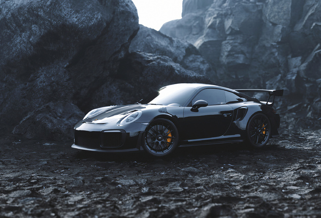 Black, Porsche