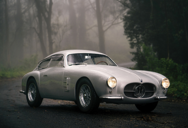 1956, Maserati, A6G, 2000, Berlinetta, Zagato, silver, coupe