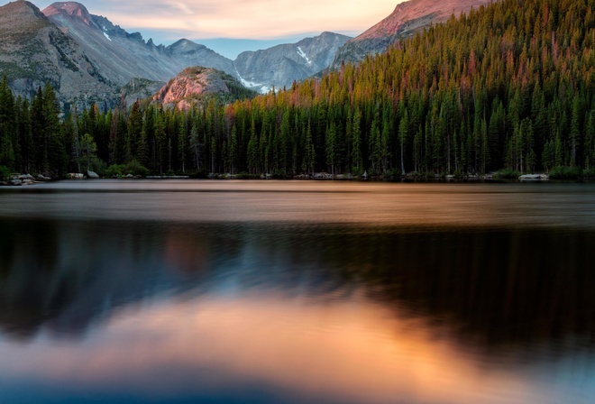 Bear Lake, Lake, Mountains, Usa, Nature