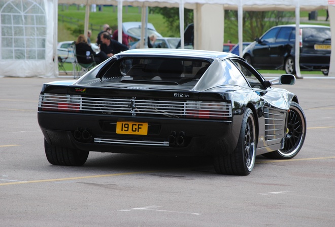 ferrari, Testarossa, 512, Tr, F512, M, Supercars, Cars, Italia, Black