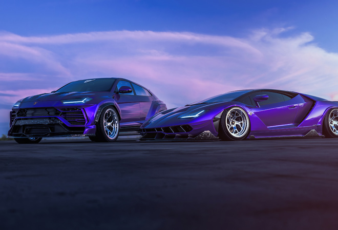 Lamborghini, Centenario, And, Urus