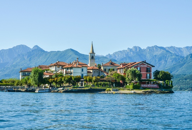 , , , , , Lake, Maggiore, Pescatori Island, , 