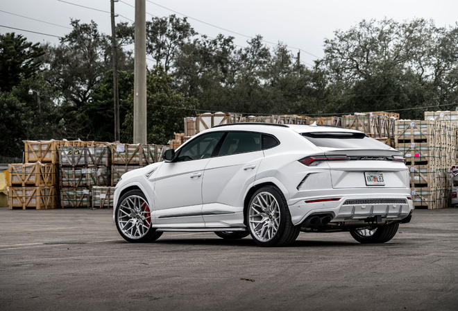 White, Lamborghini, Urus