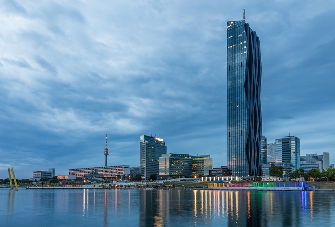 , , , , DC Towers, Danube river, 