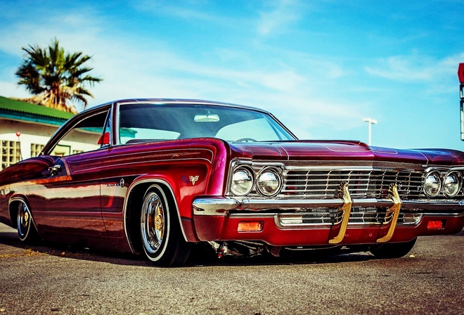 chevrolet, impala, 1966, custom, lowrider