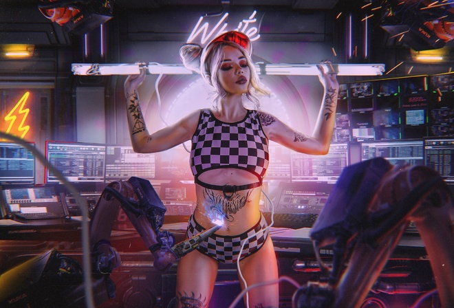 , Cyberpunk, Art