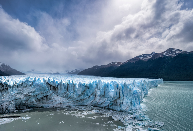 Аргентина, Горы, Los Glaciares, National Park, Облака, лёд, Природа