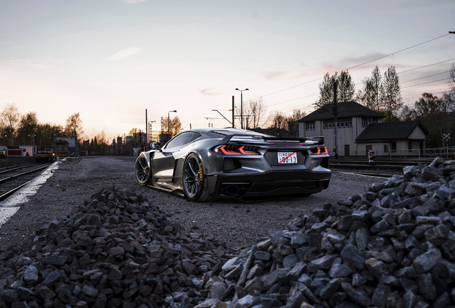 Corvette, Rear, 2020, , 