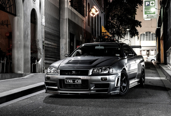 Nissan, Skyline, Gtr, R34