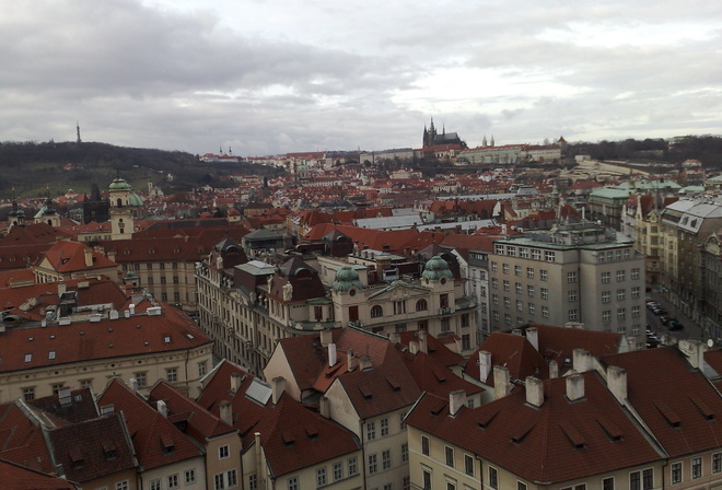 Прага, город, дома, старина
