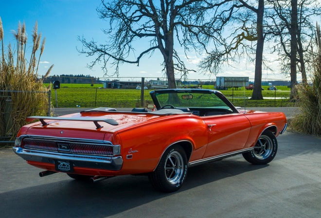 mercury, cougar, convertible, 1969