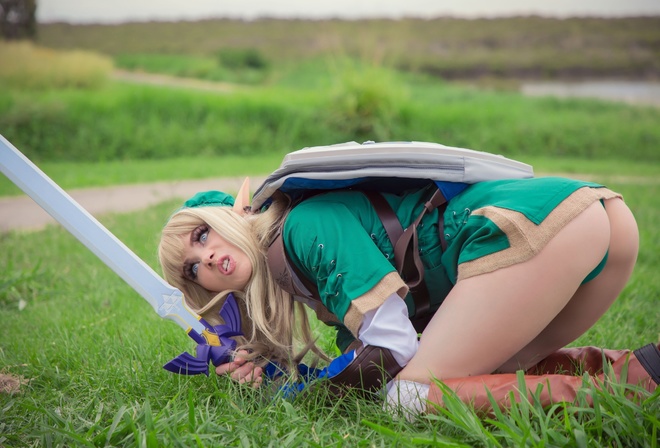 Nichameleon, , cosplay, , The Legend of Zelda, Link, r63