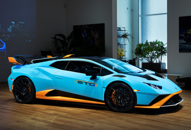 Lamborghini, Huracan, STO, Lounge, NYC, 2021