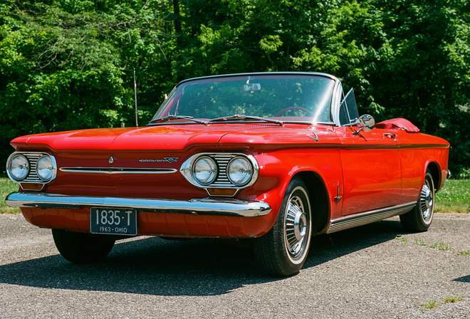 chevrolet, corvair, 1963