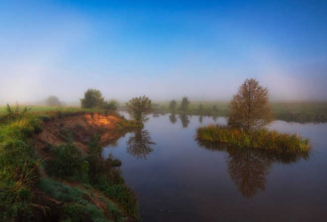 сентябрь, речка, пейзаж, фото, Андрей Олонцев