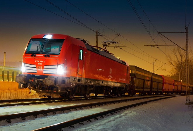 Deutsche Bahn,   , Winter, Germany