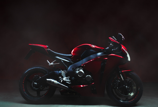 Red, Black, Honda, CB1000R, Motorcycle