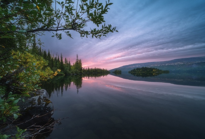 сентябрь, озеро, фото, Алексей Оборотов
