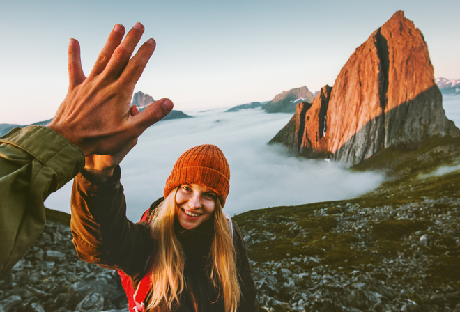 Norway, mountains, adventure, friends