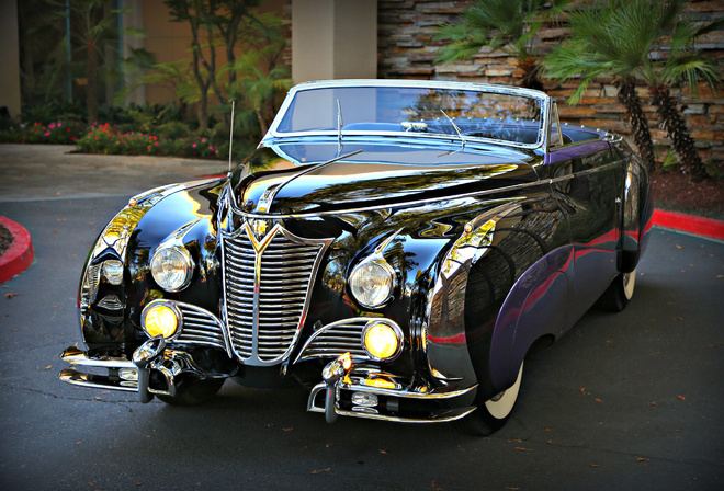 Cadillac, Sixty-Two Convertible, retro, cars, 1948 cars, luxury cars, black