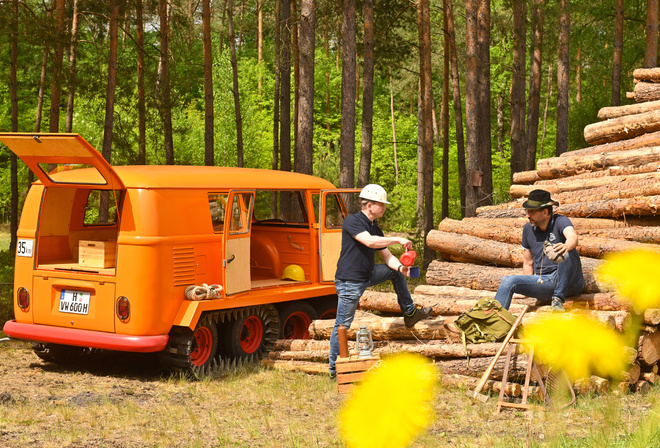 VW Bus, Half Tracks, Off All Terrain Monster, Volkswagen Type 2 T1, Austria