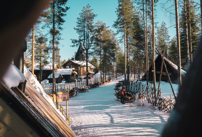 winter, Finland, Snow Covered Roads, tourism