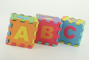 азбука, буквы, разноцветные картинки