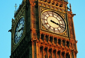 Лондон, Биг -Бен, часы, архитектурные изыски