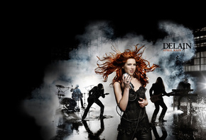 Delain, april rain, rock, music, wallpapers, 