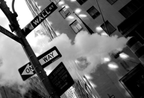 Фото, снимок, чёрно-белое, город, нью-йорк, new york, city, манхеттен, wall ...