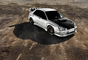 Subaru, white, , 