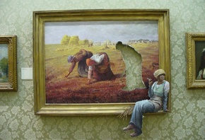 Banksy, �������, smoking, �������