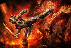 Mortal kombat, scorpion, ����, �����