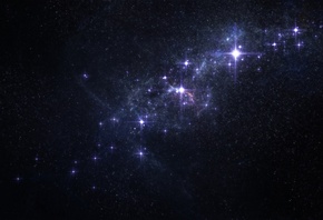 Nebula, звезды, свечение, созвездие, космос