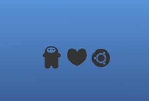 Ubuntu, linux, love, os