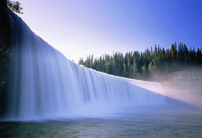 Водопад, вода, природа