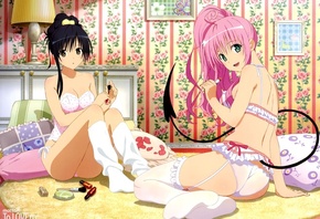 , make-up, morning, , To love-ru, 