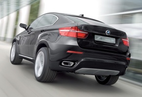 bmw, x6, black