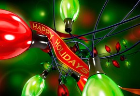 Happy, holidays,  , 